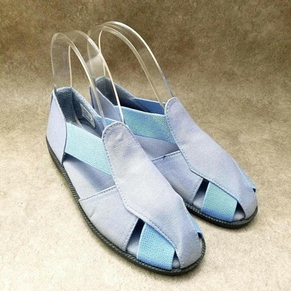 Totes Women's Blue Textile Slip On Fisherman Sandals - Picture 1 of 8